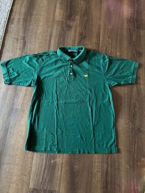 Vintage Augusta National Masters Polo Shirt Green USA Golf XL